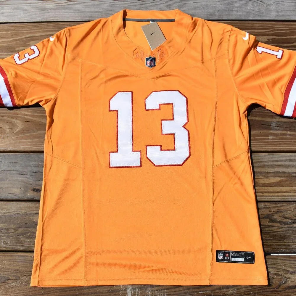 New Mike Evans Tampa Bay Bucs Buccaneers Orange Football Jersey Adult Mens Sizes